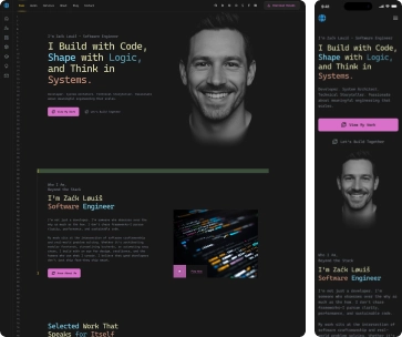 Developer Portfolio – Clean Code, Confident Presence