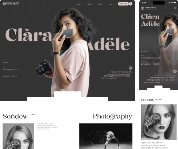 Photographer Portfolio – Capturing Moments, Telling Stories